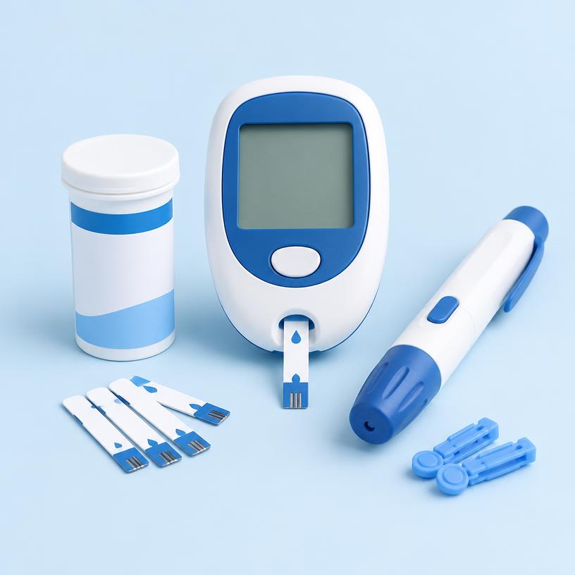 Blood Glucose Meter + 50 Strips Kit